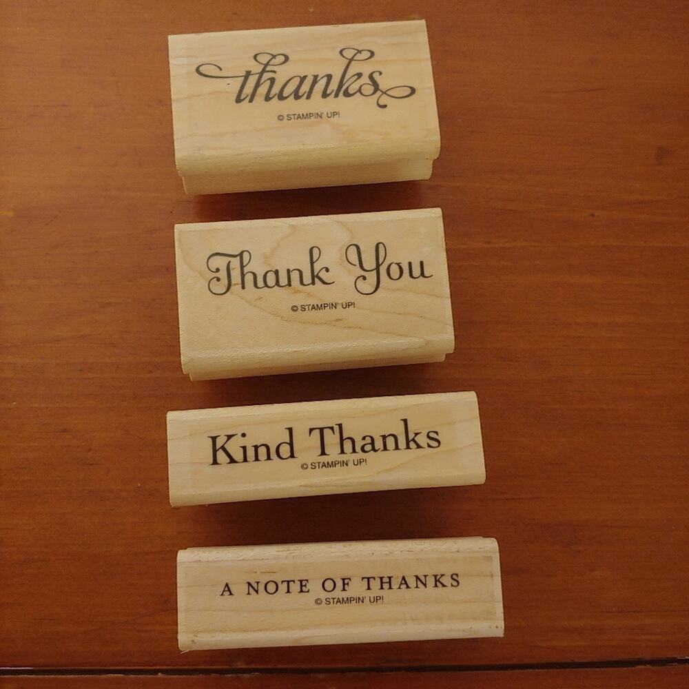Stampin' UP! Thank you Stamp Set